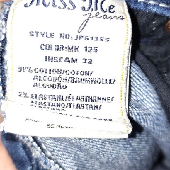 Miss me size 26 skinny jeans embellished pockets with cross - Picture 5 of 11